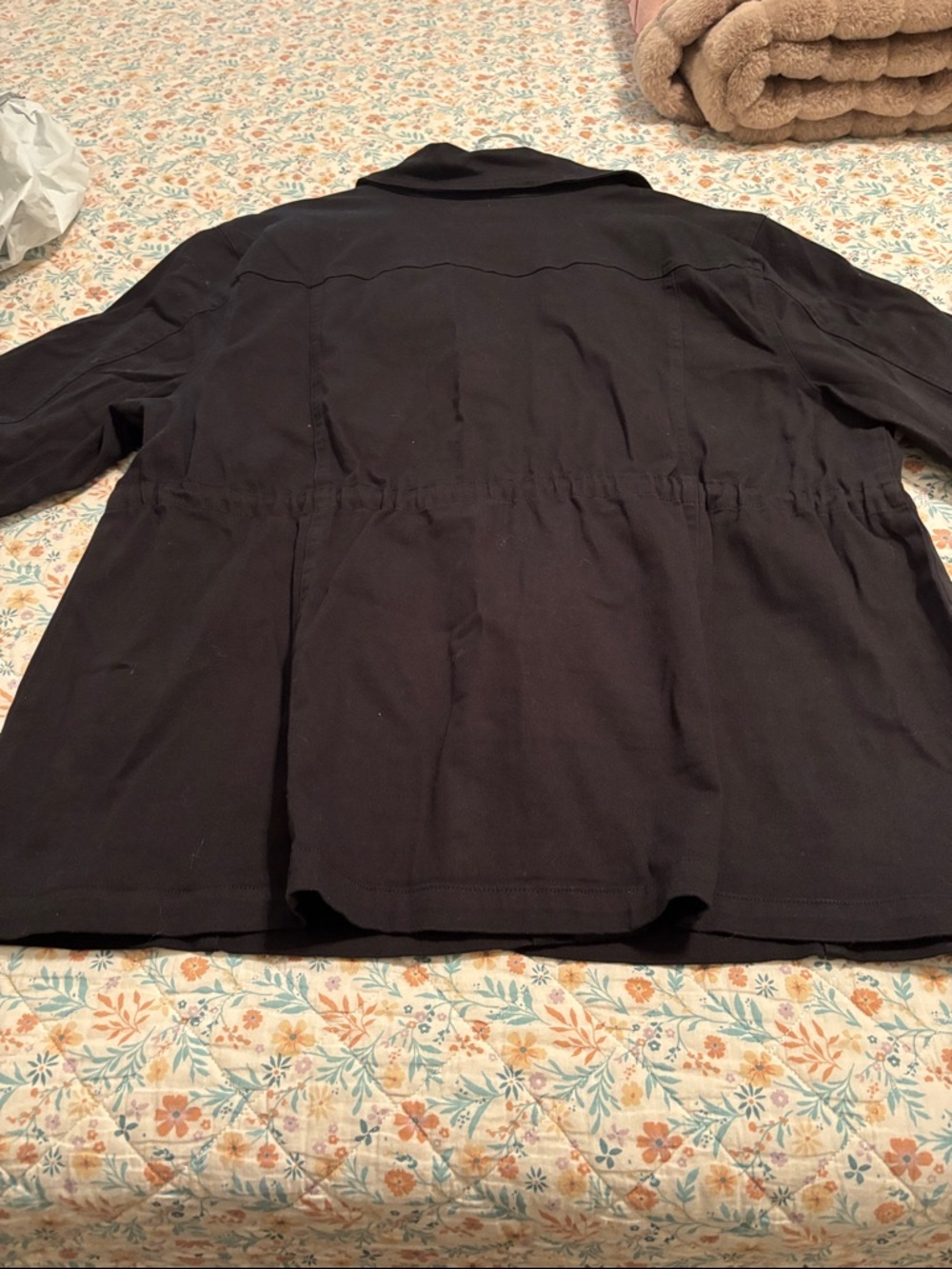 torrid Black Button-Front Utility Jacket - Picture 4 of 6